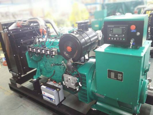 China Vloeibare koeling elektrische start Cummins gas generator set, aardgas generator leverancier