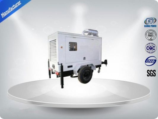 Brushless Silent Genset Trailer 4 cilinder Hoogste vermogen 50Kw / 63Kva Water - Koeling leverancier