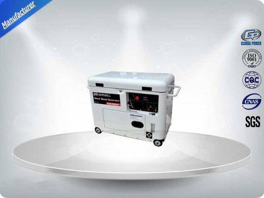 stille 50Hz 7.5kva/openen Draagbare Diesel Generator, Maximum Diesel van de Output8.25kva Luchtgekoelde Enige Fase Generator leverancier